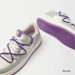 Bershka Blue Purple Sneakers